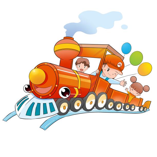 儿童节小火车素材图片下载