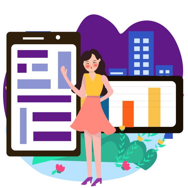 原创618导购的小女孩图片下载