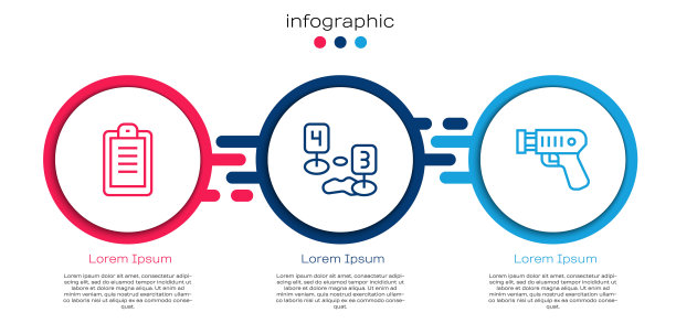 设置警戒线，犯罪现场标记，电击器。业务信息模板。向量图片下载