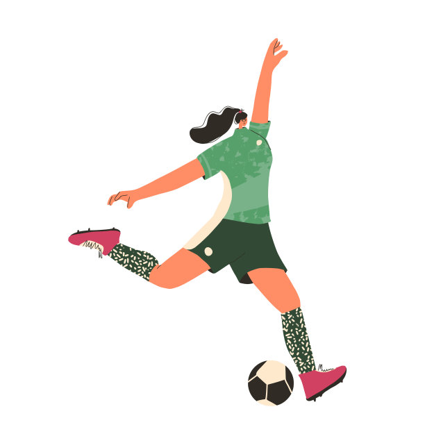 女子足球运动员。女人向量的运动员图片下载