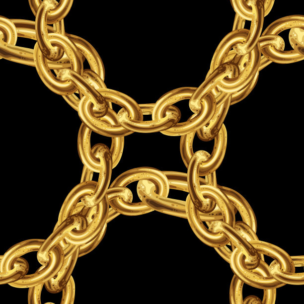 金链无缝图案图片下载