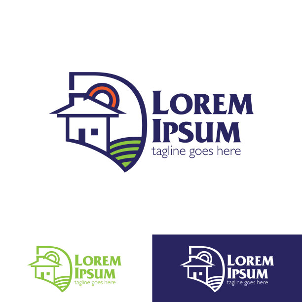 以字母为基础的房屋符号图片下载