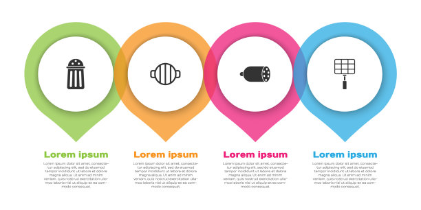 集盐烧烤、烤腊肠和钢香肠图片下载