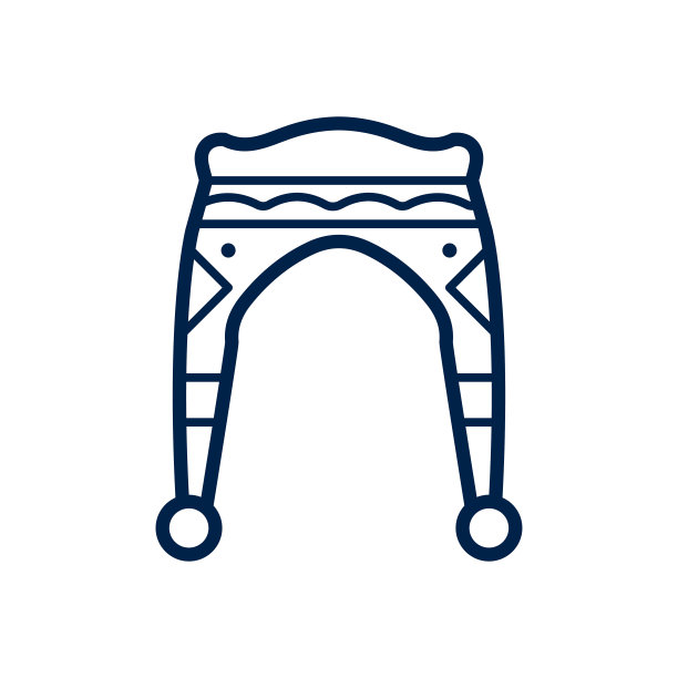 冬季帽子（chullo）图标Logo模板图片下载
