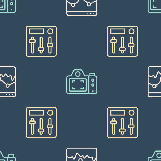 设置线路音乐波均衡器混音器图片下载