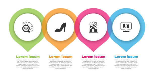 咖啡杯配牛角女鞋图片下载