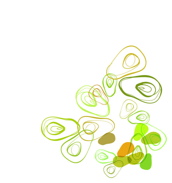 鳄梨菜菜线鲜艳的彩色卡片图片下载