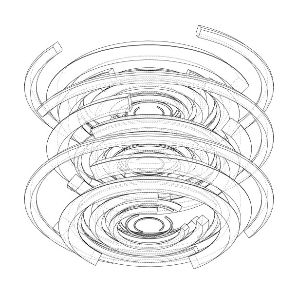 同心辐射圈图片下载