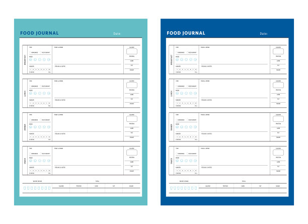食品杂志打印模板图片下载