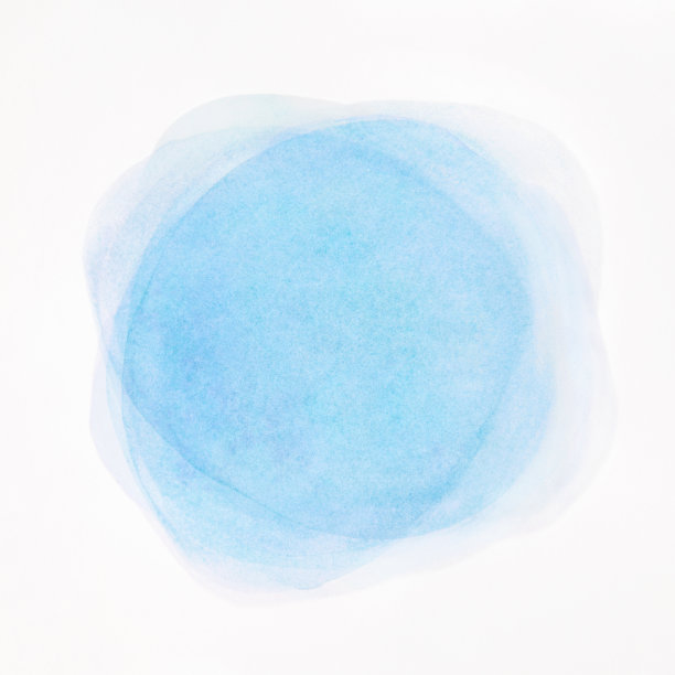 蓝色画圆图片下载