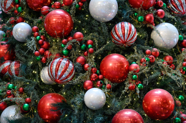 圣诞快乐，新年快乐的装饰背景图片下载