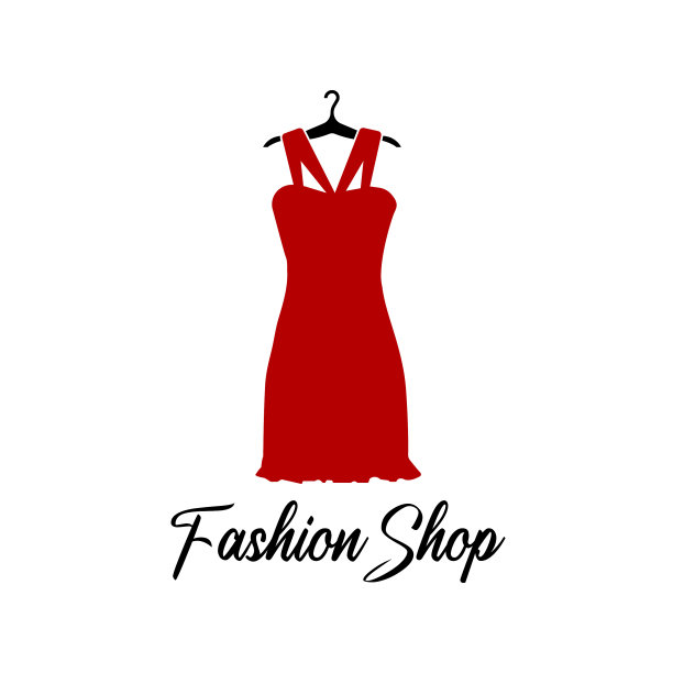 时尚女装店logo模板图片下载