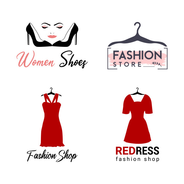 时尚店设置logo模板图片下载