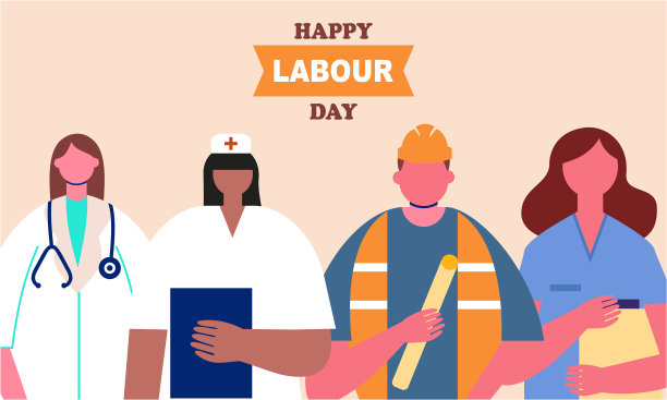 不同职业庆祝劳动节图片下载