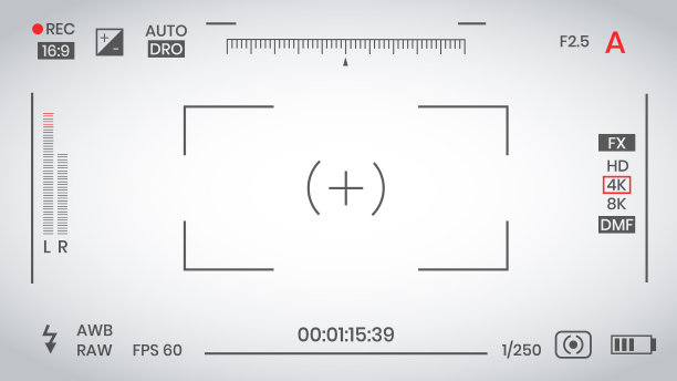 相机取景器视频或相框记录器图片下载