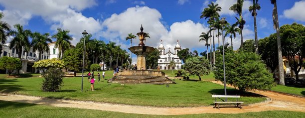 巴西里约热内卢的瓦绍拉斯市。咖啡探险时期的殖民城市图片下载