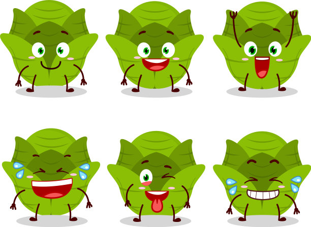 卡通人物萨沃伊卷心菜微笑图片下载