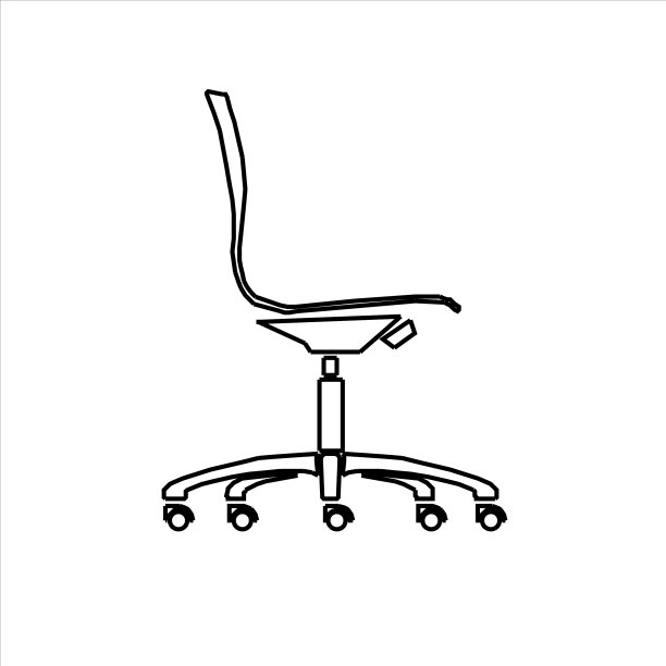 设计简单的椅子草图图片下载