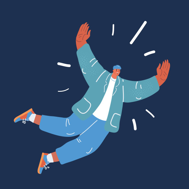 自由飞翔的人图片下载