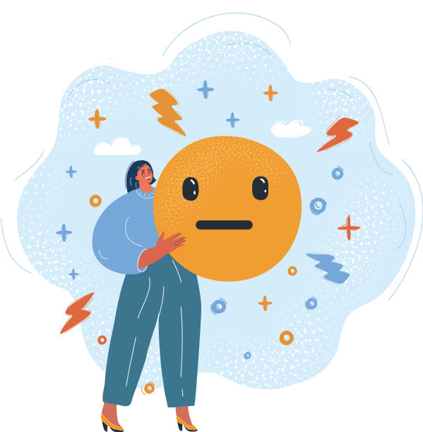 中性情绪表情符号图片下载