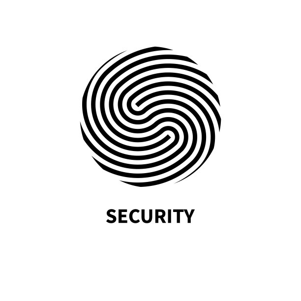 安全图标。安全圆象征。识别符号,符号图片下载