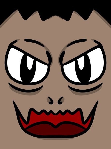 可爱的脸鬼卡通图片下载