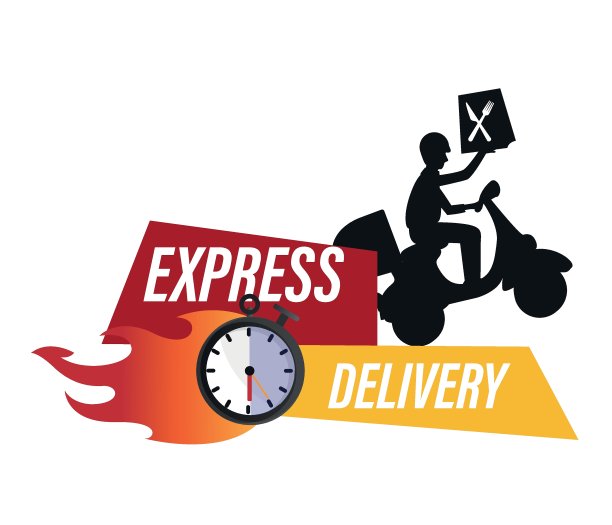 网上送货服务理念。应用程序和网站的快递图标。交付的概念。矢量插图。平面设计。图片下载