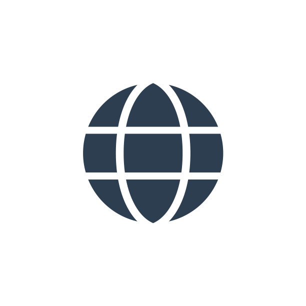 地球固体平面图标图片下载