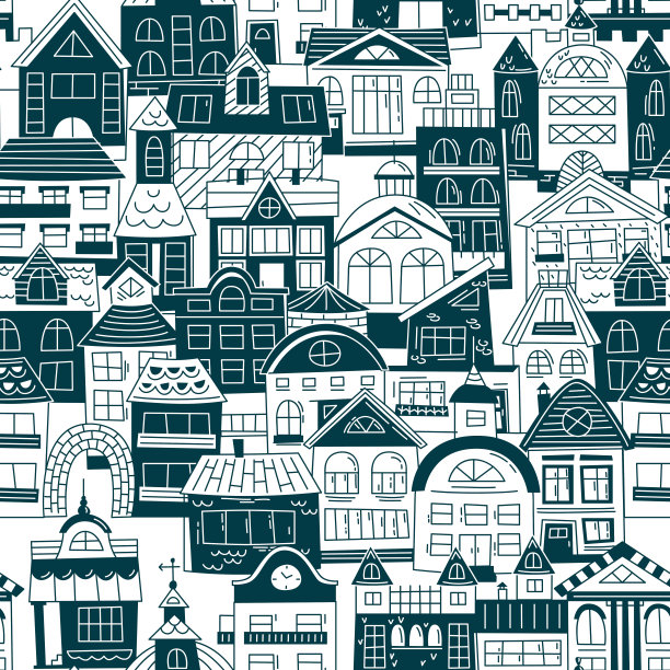 旧城——无缝模式图片下载