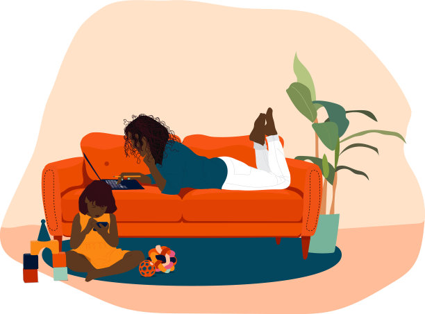 电子产品成瘾概念平板电脑图片下载