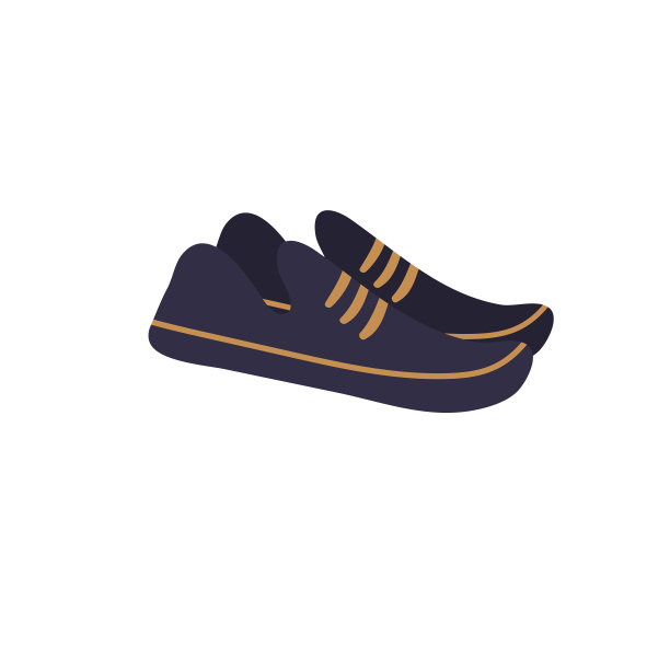 扁平卡通时尚运动鞋时尚购物图片下载