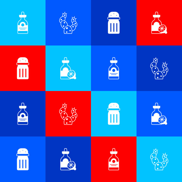 在龙舌兰瓶中加入仙人掌盐和柠檬图片下载