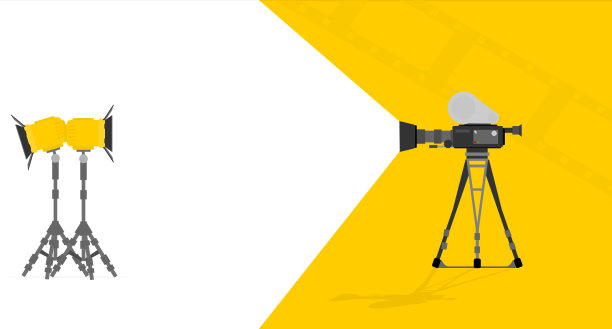 娱乐业务矢量插图广告牌与空白的空间为文本图片下载