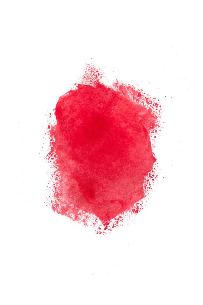 水彩手绘孤立在白色背景上。图片下载