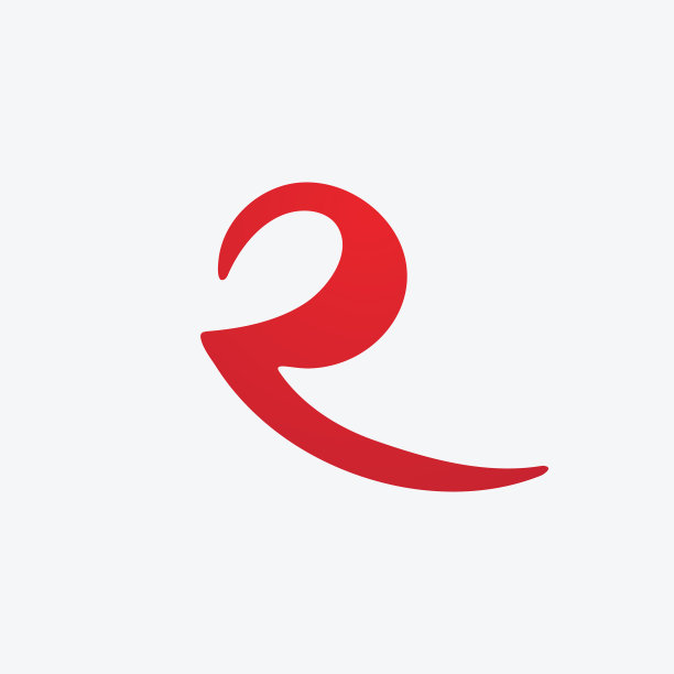 R字母箭头图标图片下载