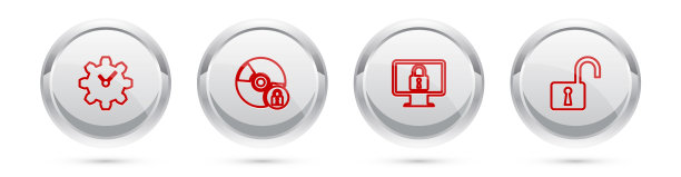 设置线时间管理光盘或DVD光盘带锁图片下载