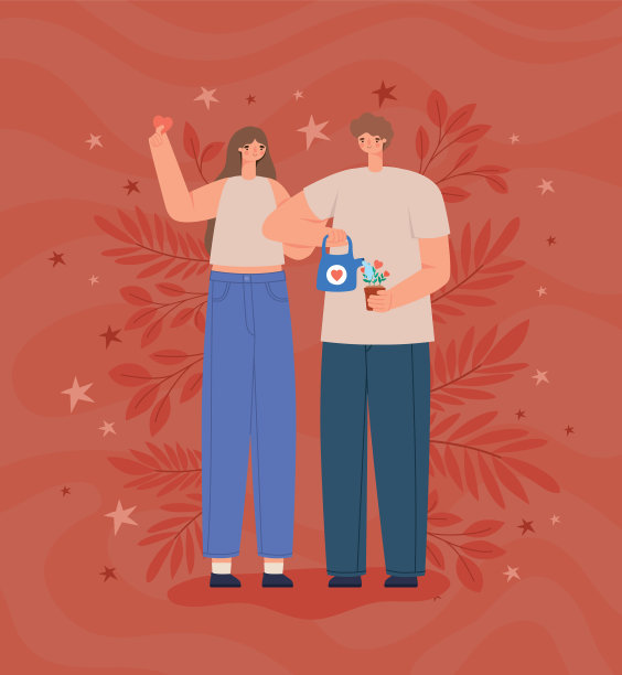 可爱的情侣卡图片下载