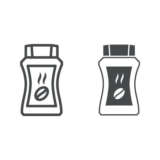 咖啡罐烤豆和烟线和图片下载