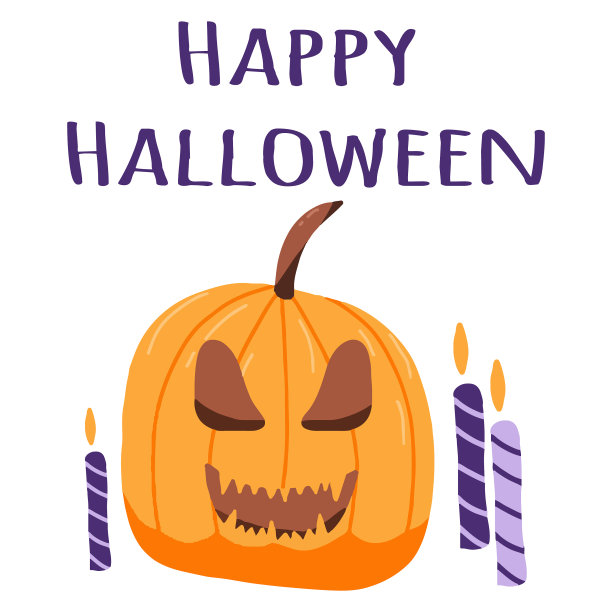 万圣节南瓜和蜡烛图片下载