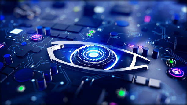 4K 3D数字机器眼图片下载