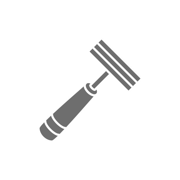 一次性剃须刀剃须机灰色图标图片下载