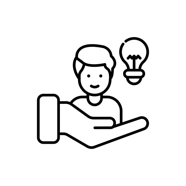 想法矢量轮廓图标风格插图。EPS 10个文件图片下载