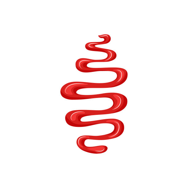 白色背景上的番茄酱。的位置。矢量卡通插图的食物。图片下载