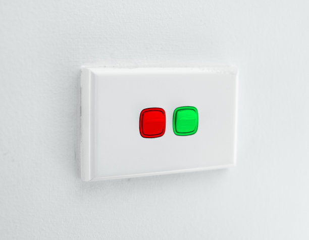 红色和绿色开关图片下载