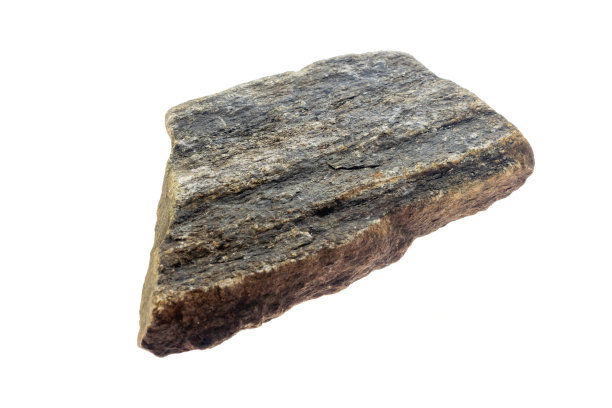 灰色的石头在白色孤立的背景上图片下载