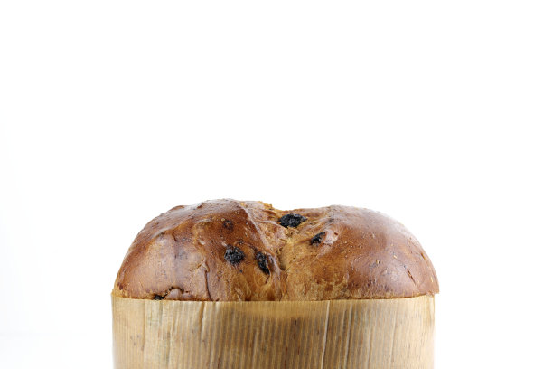 Panettone，意大利圣诞蛋糕。圣诞节和节假日。图片下载