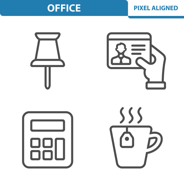 办公室，工作，工作场所的图标图片下载