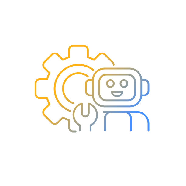 技术梯度线性矢量图标图片下载