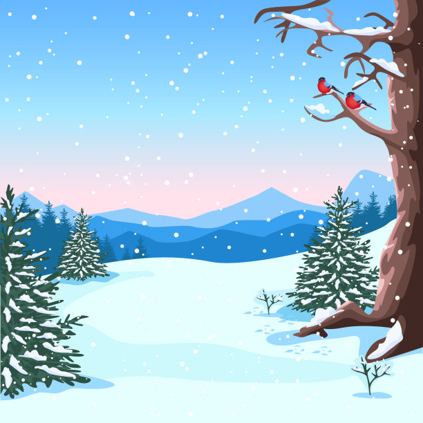 冬天的风景图片下载