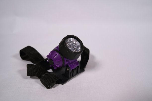 玩具LED大灯，白色背景图片下载